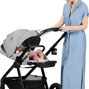 Kinderkraft Kinderwagen EVERYDAY 2in1, Grau/anthrazit 20