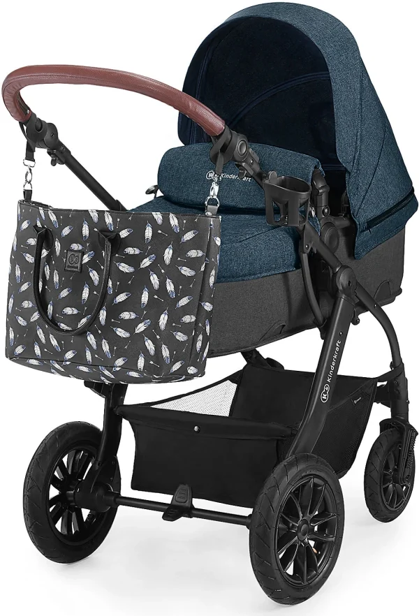 Kinderkraft Kinderwagen Xmoov, Multifunktional, 3in1, Denim 3