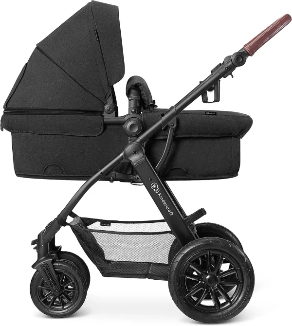 Kinderkraft Kinderwagen Xmoov, Multifunktional, 3in1, Schwarz 4