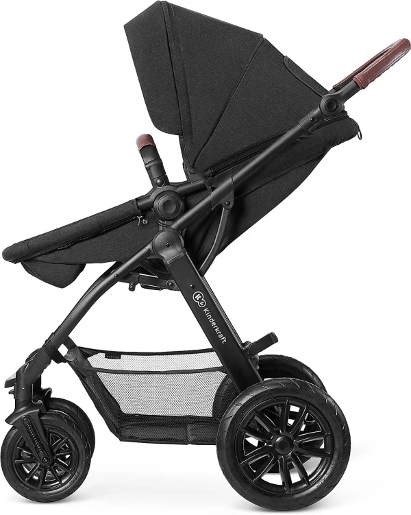 Kinderkraft Kinderwagen Xmoov, Multifunktional, 3in1, Schwarz 8