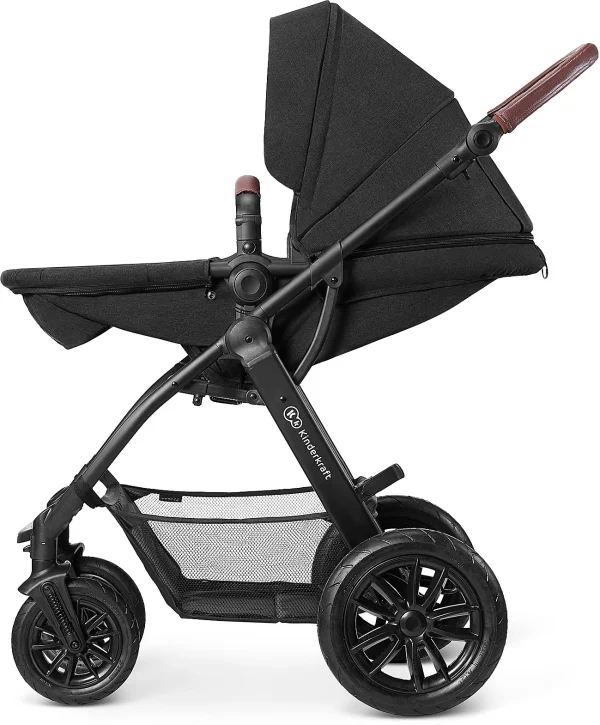 Kinderkraft Kinderwagen Xmoov, Multifunktional, 3in1, Schwarz 9