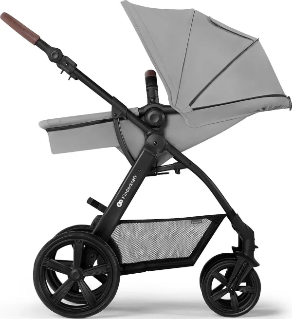 Kinderkraft Kombi Kinderwagen, 3in1 MOOV CT Gray Melange 8