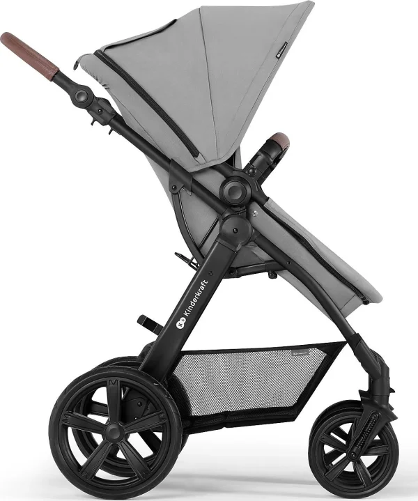 Kinderkraft Kombi Kinderwagen, 3in1 MOOV CT Gray Melange 10