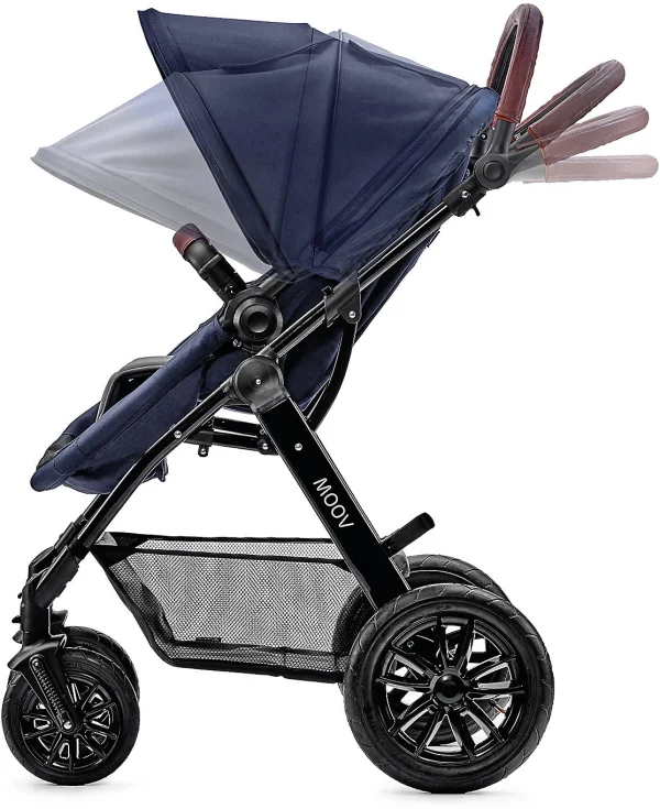 Kinderkraft Kombi Kinderwagen Moov, 3in1, Dunkelblau 10