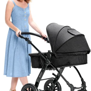 Kinderkraft Kombi Kinderwagen Moov, 3in1, Dunkelblau 30