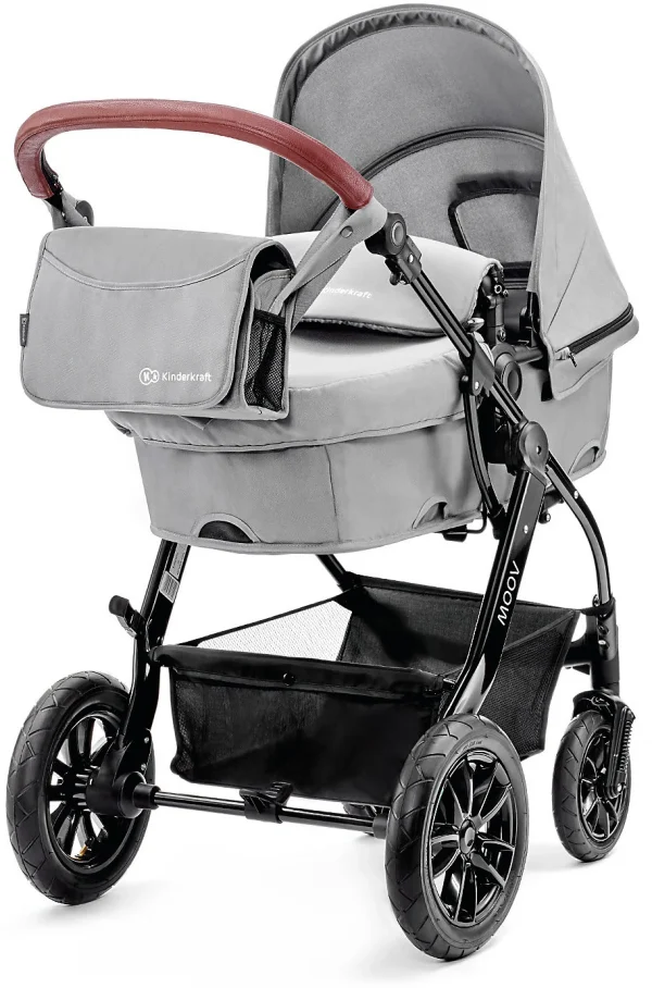 Kinderkraft Kombi Kinderwagen Moov, 3in1, Hellgrau 3