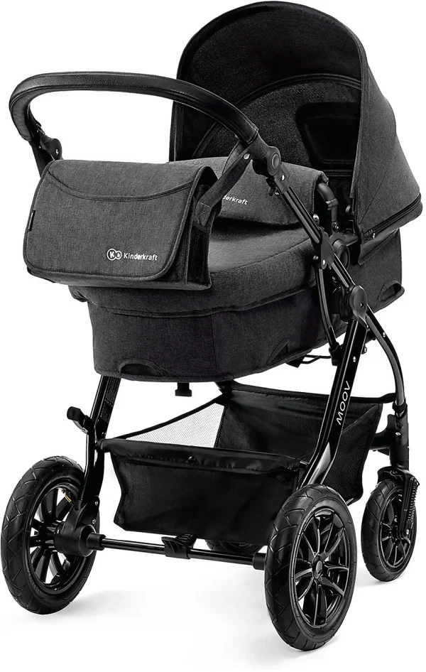 Kinderkraft Kombi Kinderwagen Moov, 3in1, Schwarz 3