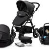 Kinderkraft Kombi Kinderwagen Moov, 3in1, Schwarz 32