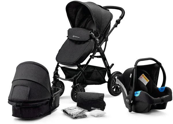 Kinderkraft Kombi Kinderwagen Moov, 3in1, Schwarz 1