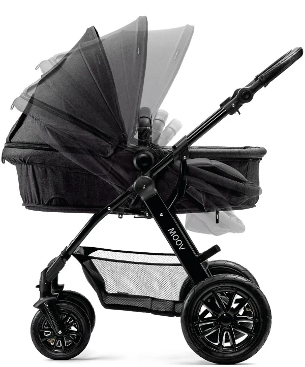 Kinderkraft Kombi Kinderwagen Moov, 3in1, Schwarz 9