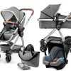 Kinderkraft Kombi Kinderwagen Veo, 3in1, Grey 28