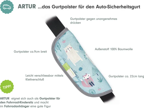 Liebes Von Priebes ARTUR Gurtpolster Für Autogurte – Foret 3