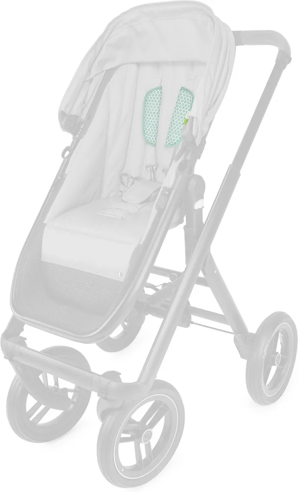 Liebes Von Priebes AUGUST Gurtpolster-Set Für Kinderwagen Und Buggys – Prisma, Mint, 2-tlg. 1