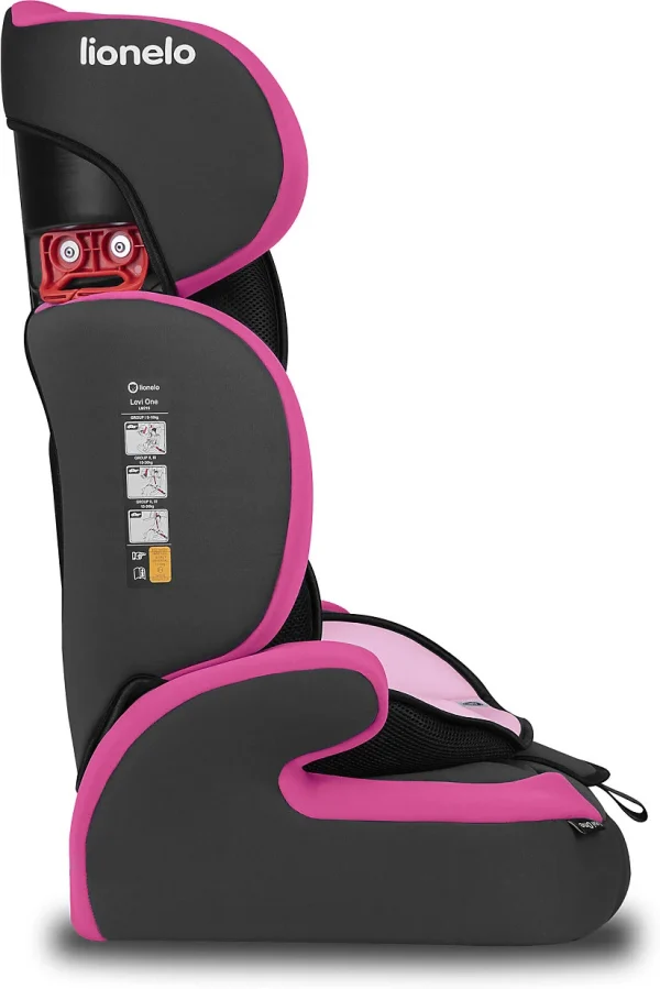 Lionelo Autokindersitz LEVI ONE CANDY PINK 4