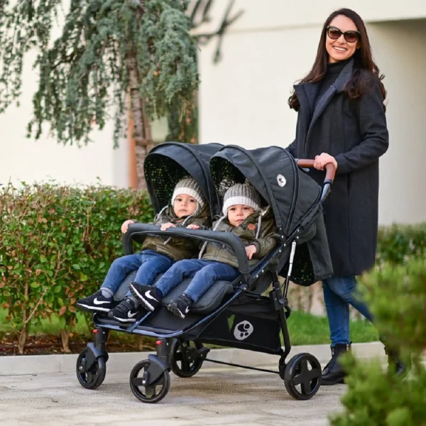 Lorelli Geschwisterkinderwagen Duo In Grau 7