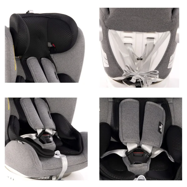 Lorelli Kindersitz Lusso, SPS, Isofix, Gruppe 0+/1/2/3 In Grau 6