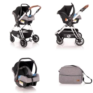 Lorelli Kombikinderwagen Angel 3 In 1 In Grau 15