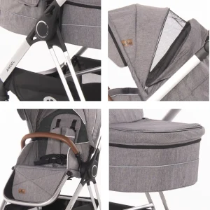 Lorelli Kombikinderwagen Angel 3 In 1 In Grau 17