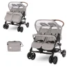 Lorelli Zwillingskinderwagen TWIN In Grau 34