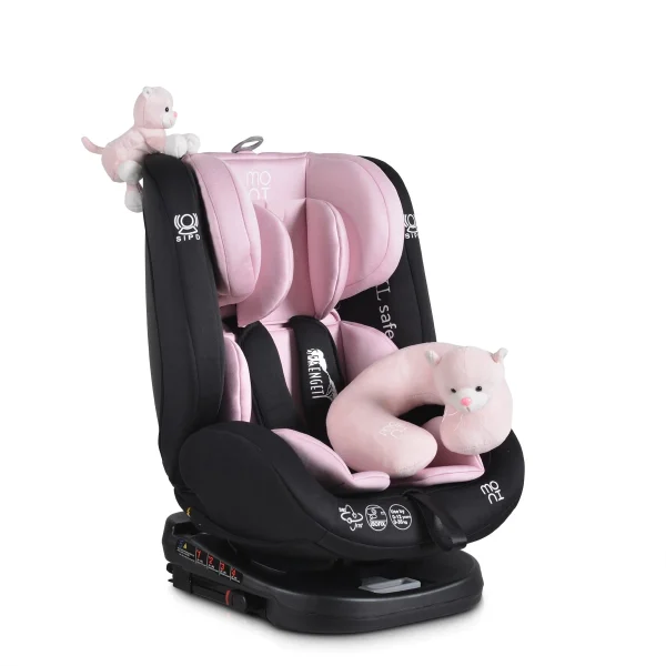 Moni Kindersitz Serengeti 0-36 Kg In Rosa 1