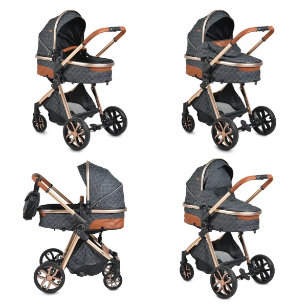 Moni Kinderwagen Alma In Grau 5