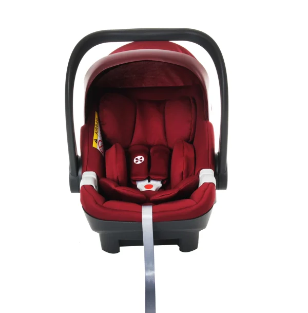 Osann Babyschale Maple, I-Size, Ab Geburt Bis 15 Monaten Babyblume – Rot 3