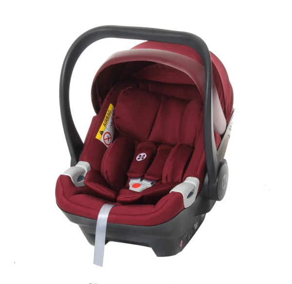 Osann Babyschale Maple, I-Size, Ab Geburt Bis 15 Monaten Babyblume – Rot 7