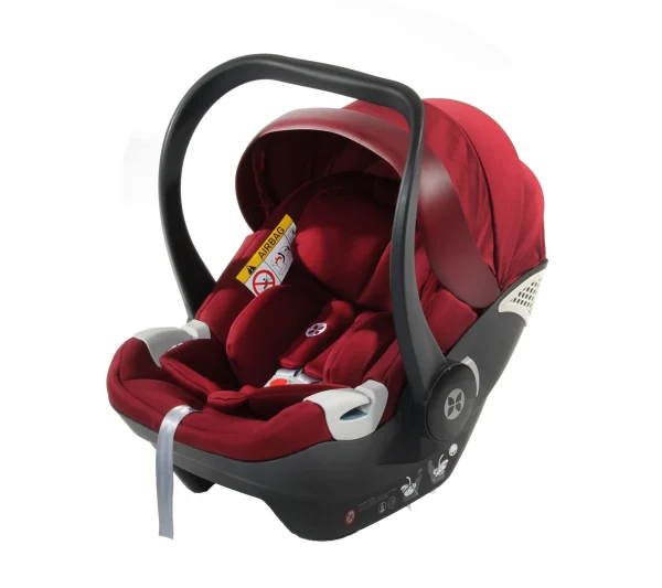 Osann Babyschale Maple, I-Size, Ab Geburt Bis 15 Monaten Babyblume – Rot 1