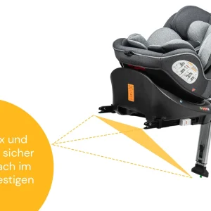 Osann Kindersitz “Eno360 SL” In Dark Grey Melange – Gruppe 0+/1/2/3 21