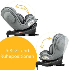 Osann Kindersitz “Eno360 SL” In Light Grey Melange – Gruppe 0+/1/2/3 19