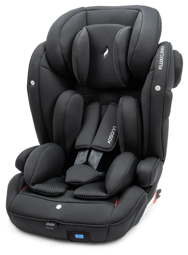 Osann Kindersitz Flux Klimax In “All Black” Gruppe 1/2/3 1