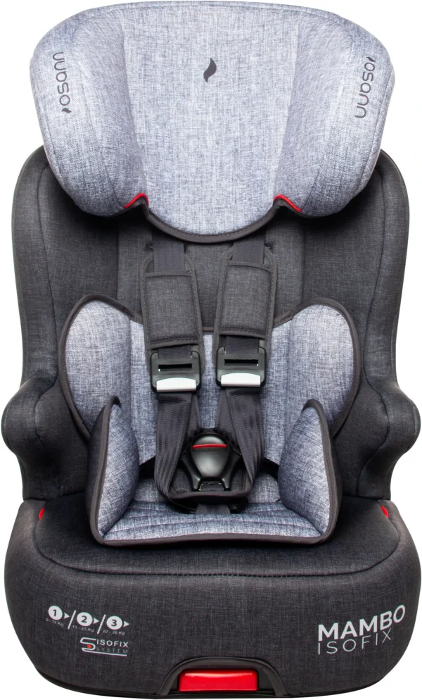 Osann Kindersitz “Mambo Isofix” In Black Melange – Gruppe 1/2/3 3