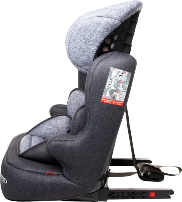 Osann Kindersitz “Mambo Isofix” In Black Melange – Gruppe 1/2/3 4