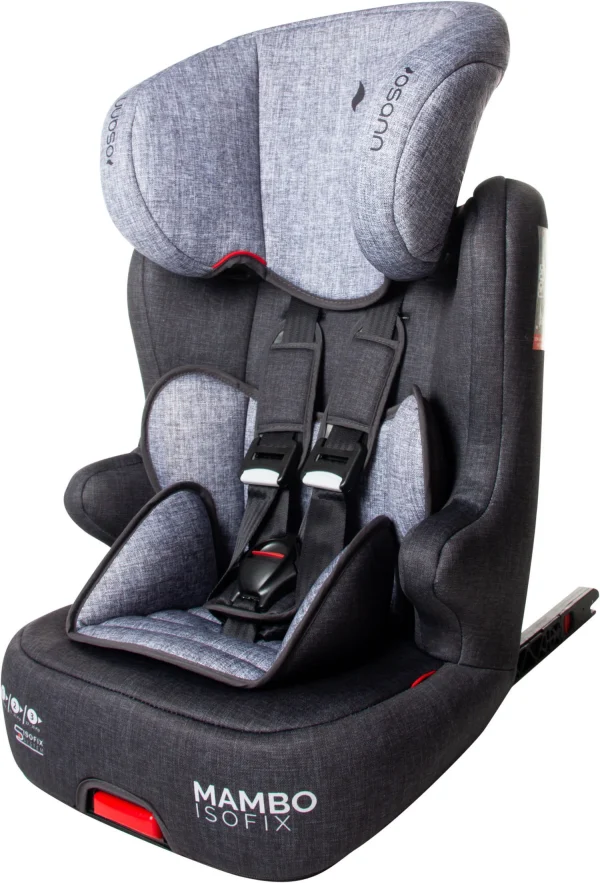 Osann Kindersitz “Mambo Isofix” In Black Melange – Gruppe 1/2/3 1