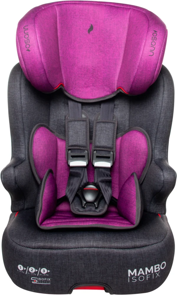 Osann Kindersitz “Mambo Isofix” In Purple Melange – Gruppe 1/2/3 4