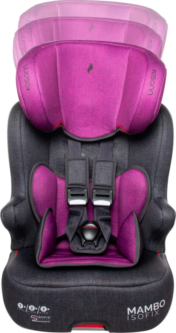 Osann Kindersitz “Mambo Isofix” In Purple Melange – Gruppe 1/2/3 5