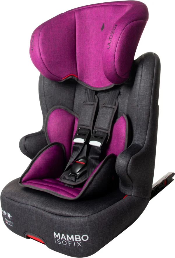 Osann Kindersitz “Mambo Isofix” In Purple Melange – Gruppe 1/2/3 1