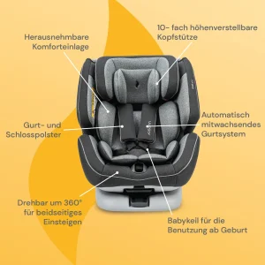 Osann Kindersitz “One360” – Universe Grey 11