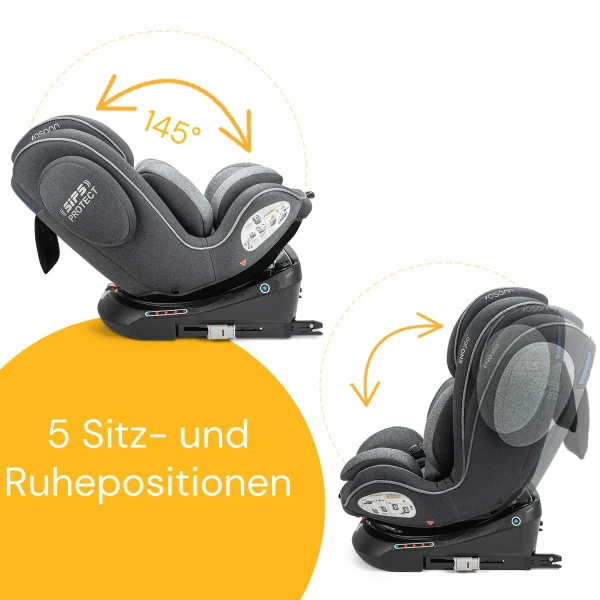 Osann Kindersitz “Swift360” – Universe Grey 7