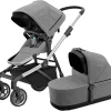 Thule Sleek + Bassinet, Stadtbuggy Mit Kinderkörbchen, Grey Melange 29