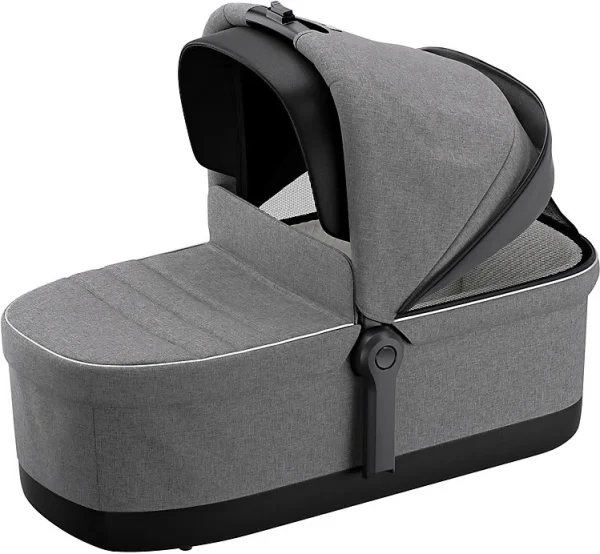 Thule Sleek + Bassinet, Stadtbuggy Mit Kinderkörbchen, Grey Melange 6