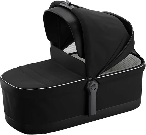 Thule Sleek + Bassinet, Stadtbuggy Mit Kinderkörbchen, Midnight Black 6