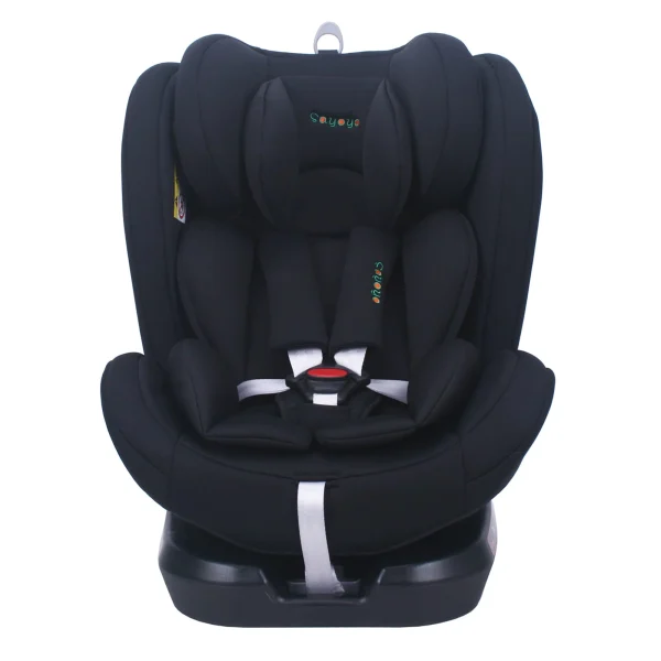 Yalion Sicherer Drehbarer Kinderautositz Sitzschale Für Kinder 0-12 Jahre Alt Gruppen 0, I, II, III 0-36 Kg Mit Isofix Und Top Tether ECE R44/04 360Grad Drehbar 1