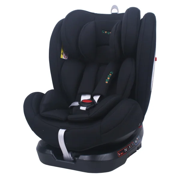 Yalion Sicherer Drehbarer Kinderautositz Sitzschale Für Kinder 0-12 Jahre Alt Gruppen 0, I, II, III 0-36 Kg Mit Isofix Und Top Tether ECE R44/04 360Grad Drehbar 9